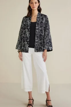 Soft Surroundings Toppers|Jackets & Coats|Beatrix Topper Black