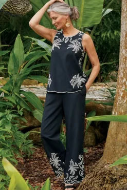 Soft Surroundings Pants|Bernita Pants Black