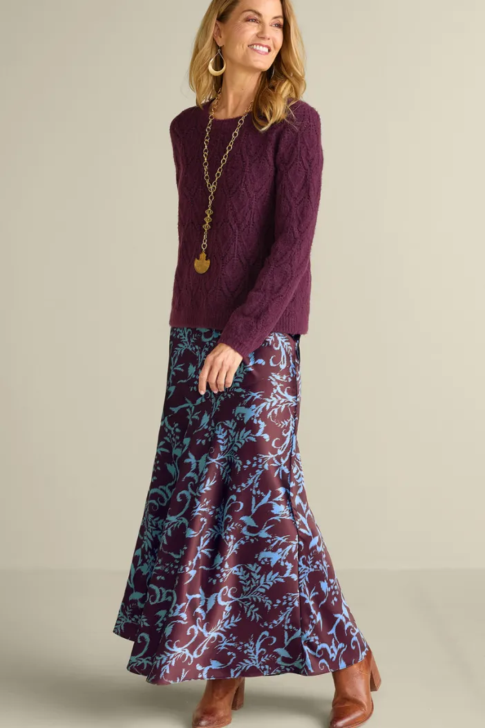 Soft Surroundings Skirts|Blaise Satin Skirt