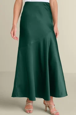 Soft Surroundings Skirts|Blaise Satin Skirt