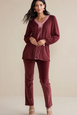 Soft Surroundings Pants|Blakely Velveteen Pants