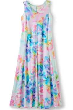 Soft Surroundings Dresses|Brenda Maxi Dress PainterlyMultiFloral