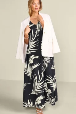 Soft Surroundings Dresses|Capri Maxi Dress BrazilianPalm