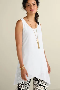 Soft Surroundings Tops|Celine Tunic Black