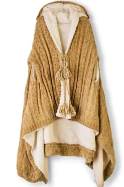 Soft Surroundings Sleepwear & Lounge|Scarves & Wraps|Chenille Sherpa Wearable Throw