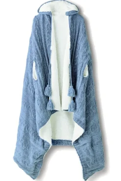 Soft Surroundings Sleepwear & Lounge|Scarves & Wraps|Chenille Sherpa Wearable Throw