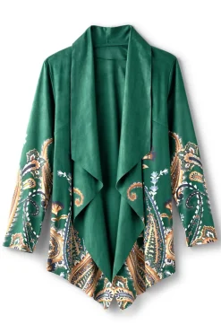 Soft Surroundings Toppers|Jackets & Coats|Chouteau Faux Suede Jacket CascadingBrdS