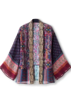 Soft Surroundings Toppers|Jackets & Coats|Cindra Topper AutumnalPatchworkMulti