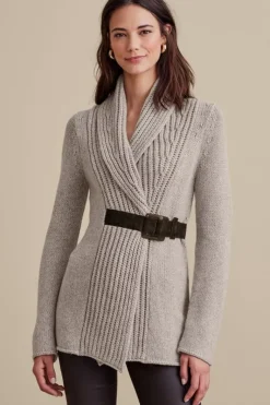 Soft Surroundings Tops|Sweaters & Cardigans|Country Weekend Sweater Taupe