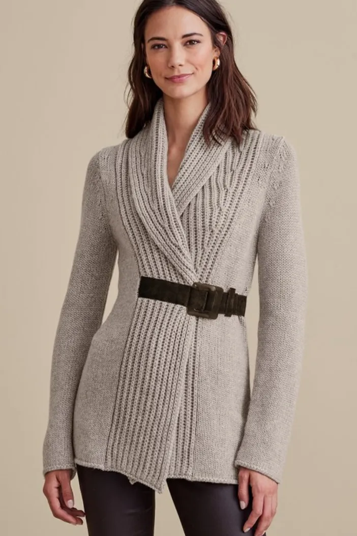 Soft Surroundings Tops|Sweaters & Cardigans|Country Weekend Sweater Taupe