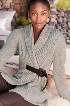 Soft Surroundings Tops|Sweaters & Cardigans|Country Weekend Sweater Taupe