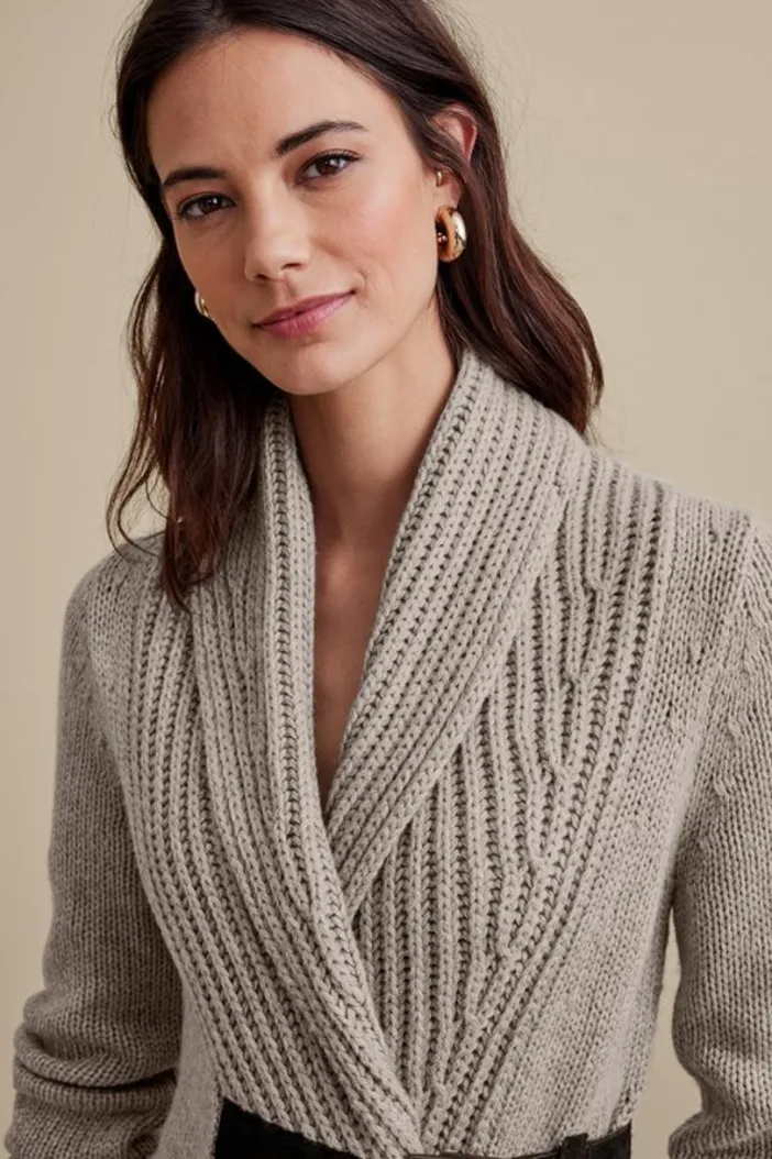 Soft Surroundings Tops|Sweaters & Cardigans|Country Weekend Sweater Taupe
