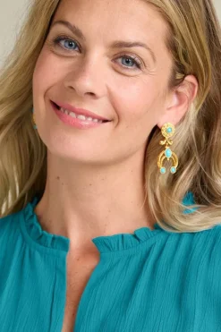 Soft Surroundings Jewelry|Earrings|Dakota Drop Earrings Turquoise