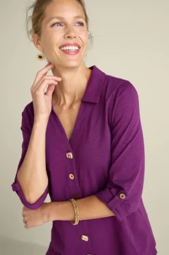 Soft Surroundings Tops|Tunics & Leggings|Danielle 3/4 Sleeve Tunic