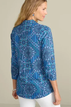 Soft Surroundings Tops|Tunics & Leggings|Danielle 3/4 Sleeve Tunic