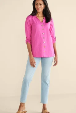 Soft Surroundings Tops|Tunics & Leggings|Danielle 3/4 Sleeve Tunic