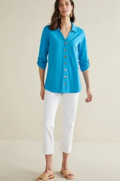 Soft Surroundings Tops|Tunics & Leggings|Danielle 3/4 Sleeve Tunic