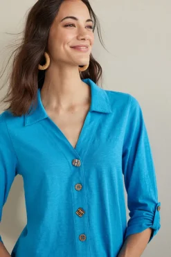 Soft Surroundings Tops|Tunics & Leggings|Danielle 3/4 Sleeve Tunic