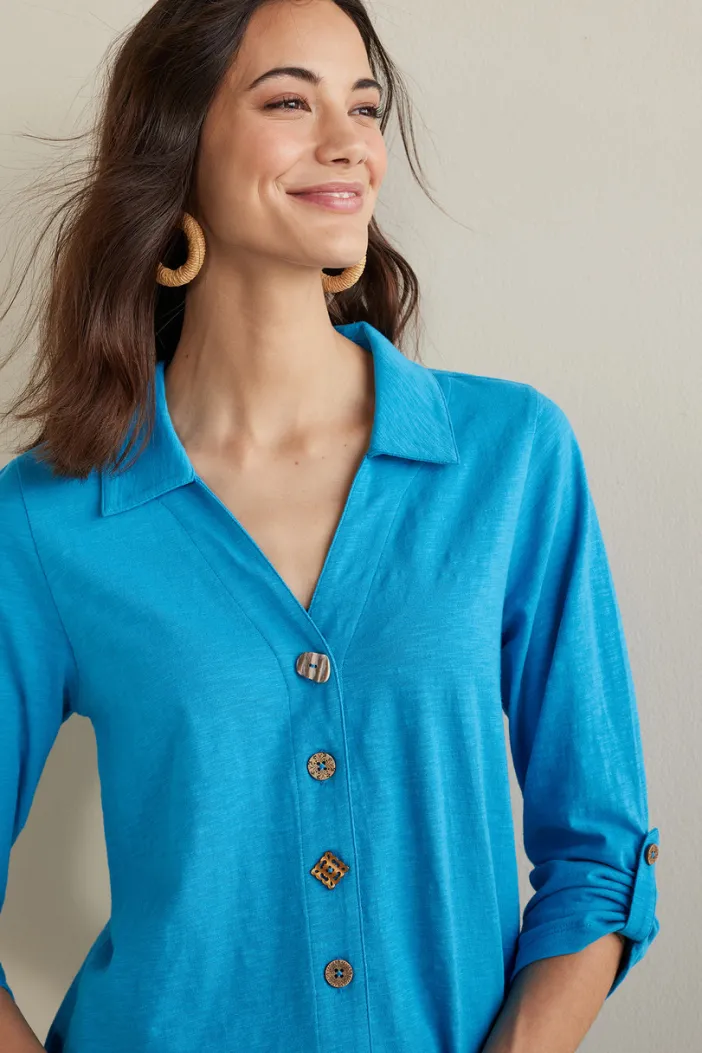 Soft Surroundings Tops|Tunics & Leggings|Danielle 3/4 Sleeve Tunic
