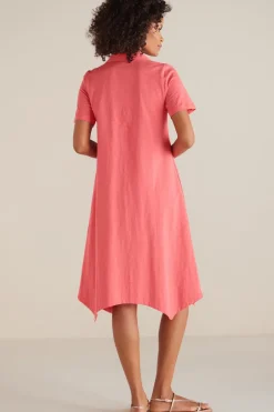 Soft Surroundings Dresses|Danielle Button Dress