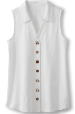 Soft Surroundings Tops|Tunics & Leggings|Danielle Sleeveless Tunic