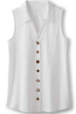 Soft Surroundings Tops|Tunics & Leggings|Danielle Sleeveless Tunic