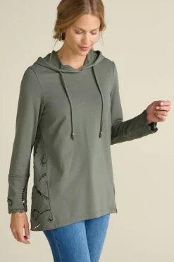 Soft Surroundings Tops|Dionne Top Olive