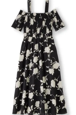 Soft Surroundings Dresses|Divani Dress BlackWhiteFloral