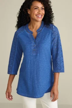 Soft Surroundings Tops|Tunics & Leggings|Draco Tunic CoastalBlue