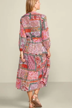 Soft Surroundings Dresses|Drea Midi Dress MultiPatchwork