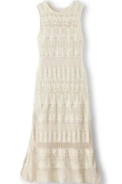 Soft Surroundings Dresses|Erica Crochet Midi Dress AntiqueWhite
