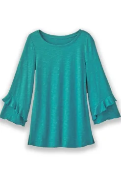 Soft Surroundings Tops|Erin Linen Blend Tunic