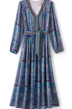 Soft Surroundings Dresses|Eugenie Maxi Dress AzoresScarf
