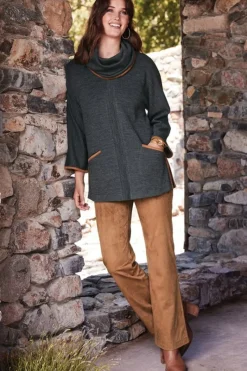 Soft Surroundings Pants|Faux Suede Bootcut Pants