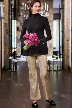 Soft Surroundings Pants|Faux Suede Bootcut Pants