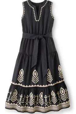 Soft Surroundings Dresses|Fernanda Midi Dress Black