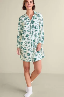 Soft Surroundings Sleepwear & Lounge|Festive Finley Sleep Shirt