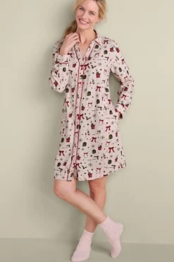Soft Surroundings Sleepwear & Lounge|Festive Finley Sleep Shirt