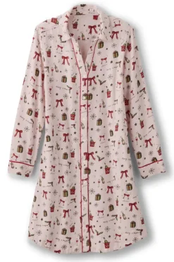 Soft Surroundings Sleepwear & Lounge|Festive Finley Sleep Shirt