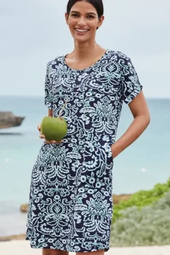 Soft Surroundings Dresses|Fina French Terry Short Dress