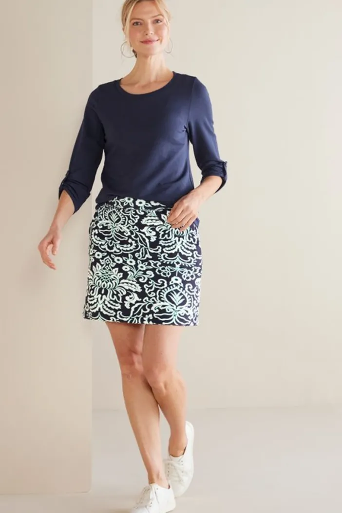Soft Surroundings Pants|Skirts|Fina French Terry Skort JaipurScarf