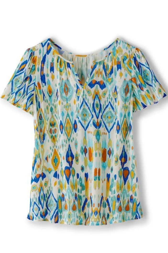 Soft Surroundings Tops|Francesca Top MenaraIkat