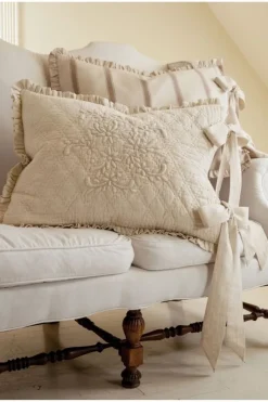 Soft Surroundings Bedding|French Market Bed Sham Natural