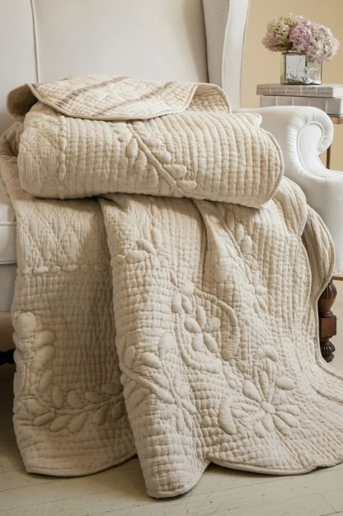Soft Surroundings Bedding|French Market Quilt Natural