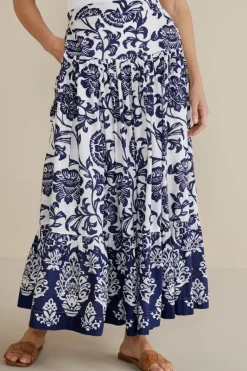 Soft Surroundings Skirts|Gia Maxi Skirt FijiFloral