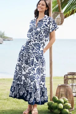 Soft Surroundings Skirts|Gia Maxi Skirt FijiFloral