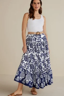 Soft Surroundings Skirts|Gia Maxi Skirt FijiFloral