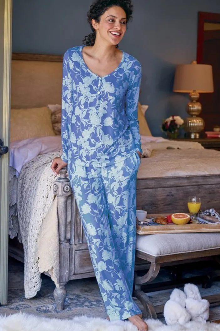 Soft Surroundings Pants|Sleepwear & Lounge|Harmonia Bamboo Sleep Pants SketchGardenPersianJew