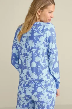 Soft Surroundings Tops|Sleepwear & Lounge|Harmonia Bamboo Sleep Top SketchGardenPersianJew