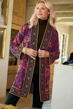 Soft Surroundings Tops|Sweaters & Cardigans|Haven Jacquard Cardigan WinterGardenJacquard